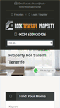 Mobile Screenshot of look-tenerifeproperty.net